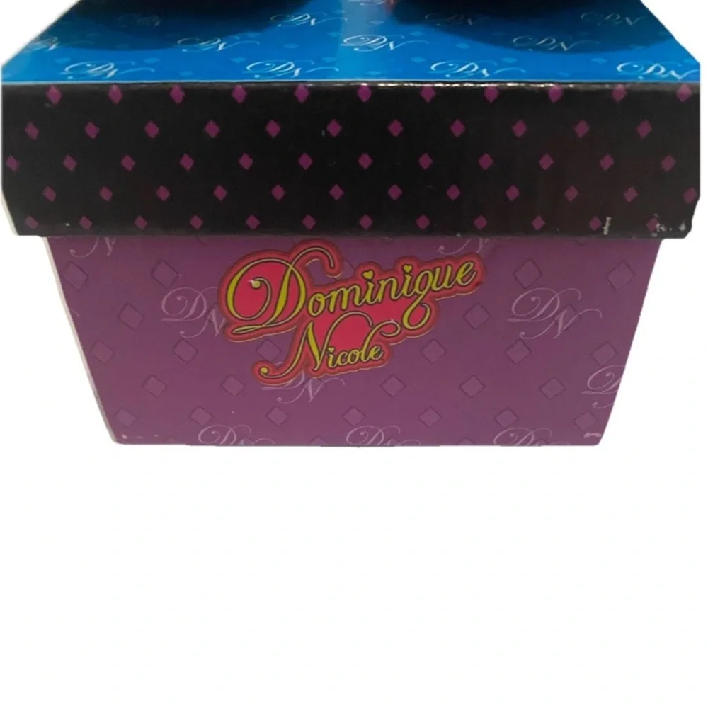 Dominique Nicole Size 11 Black Sparkly Bow Ballet Girls Flats Shoe Brand New NWT